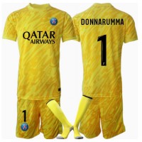 Camiseta Paris Saint-Germain Gianluigi Donnarumma #1 Portero Tercera Equipación Replica 2024-25 para niños mangas cortas (+ Pantalones cortos)